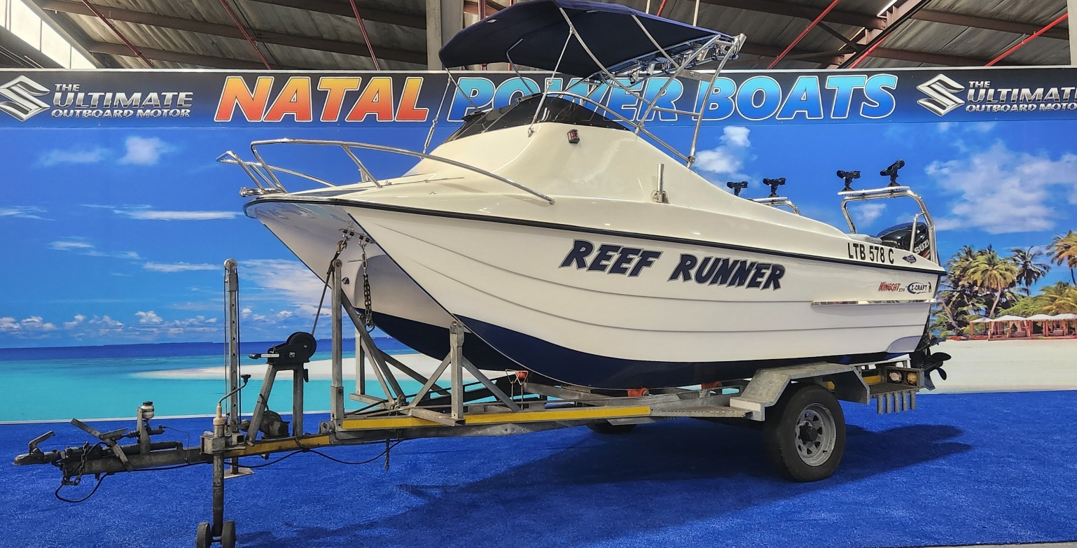 KINGCAT 170 ON TRAILER 2 X 90 HP SUZUKI 4 STROKES