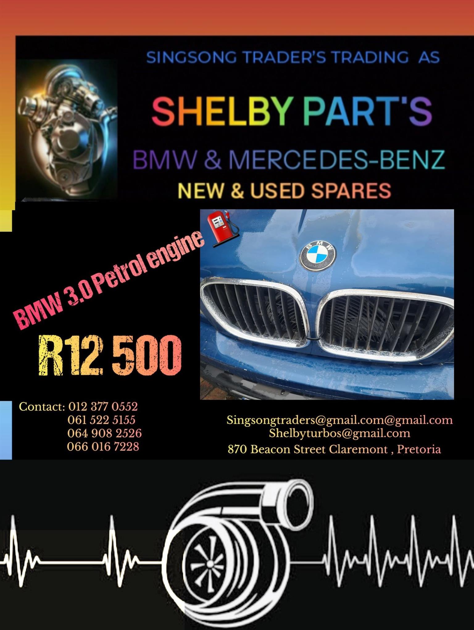 SHELBY PARTS - Private Seller