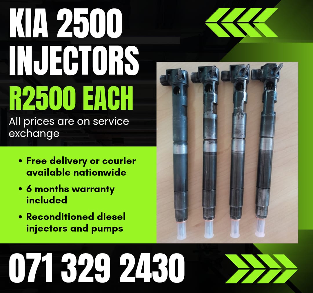 KIA 2500 INJECTORS FOR SALE WITH WARRANTY INCLUDED - Private Seller KIA 2500 INJECTORS FOR SALE WITH WARRANTY INCLUDED - Private Seller