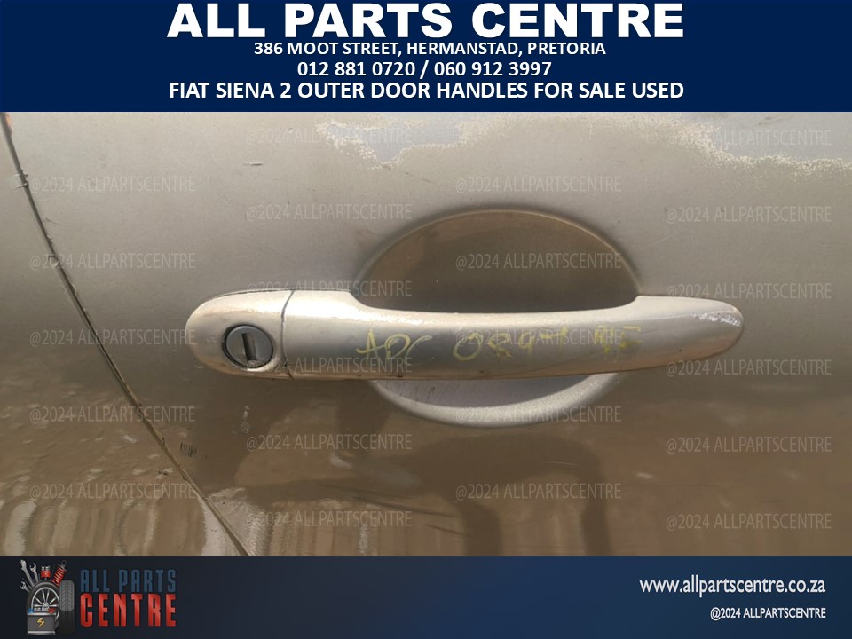 2005 Fiat Siena 2 outer door handles for sale