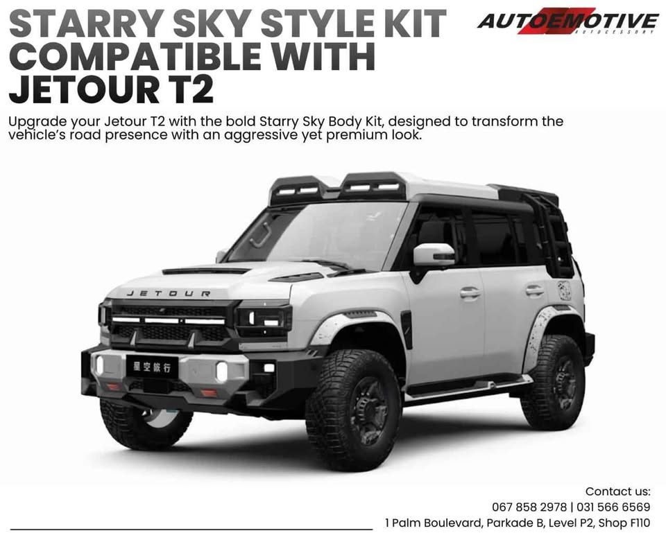 STARRY SKY STYLE KIT COMPATIBLE WITH JETOUR T2 - Private Seller