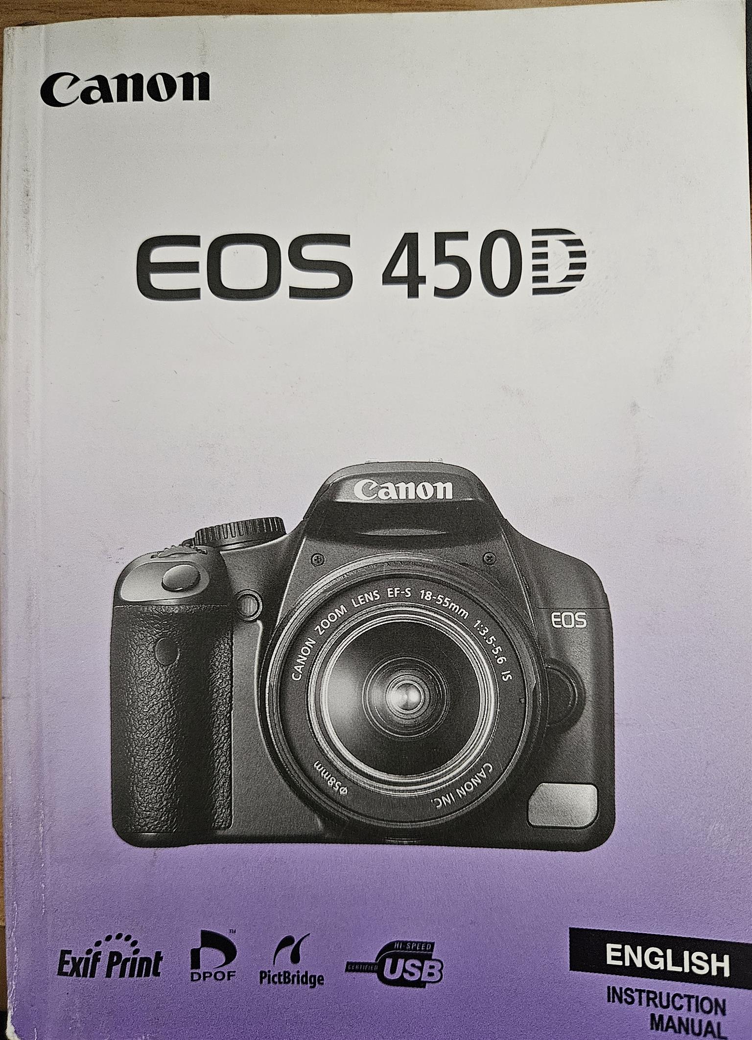 CANON EOS 450D CAMERA FOR SALE
