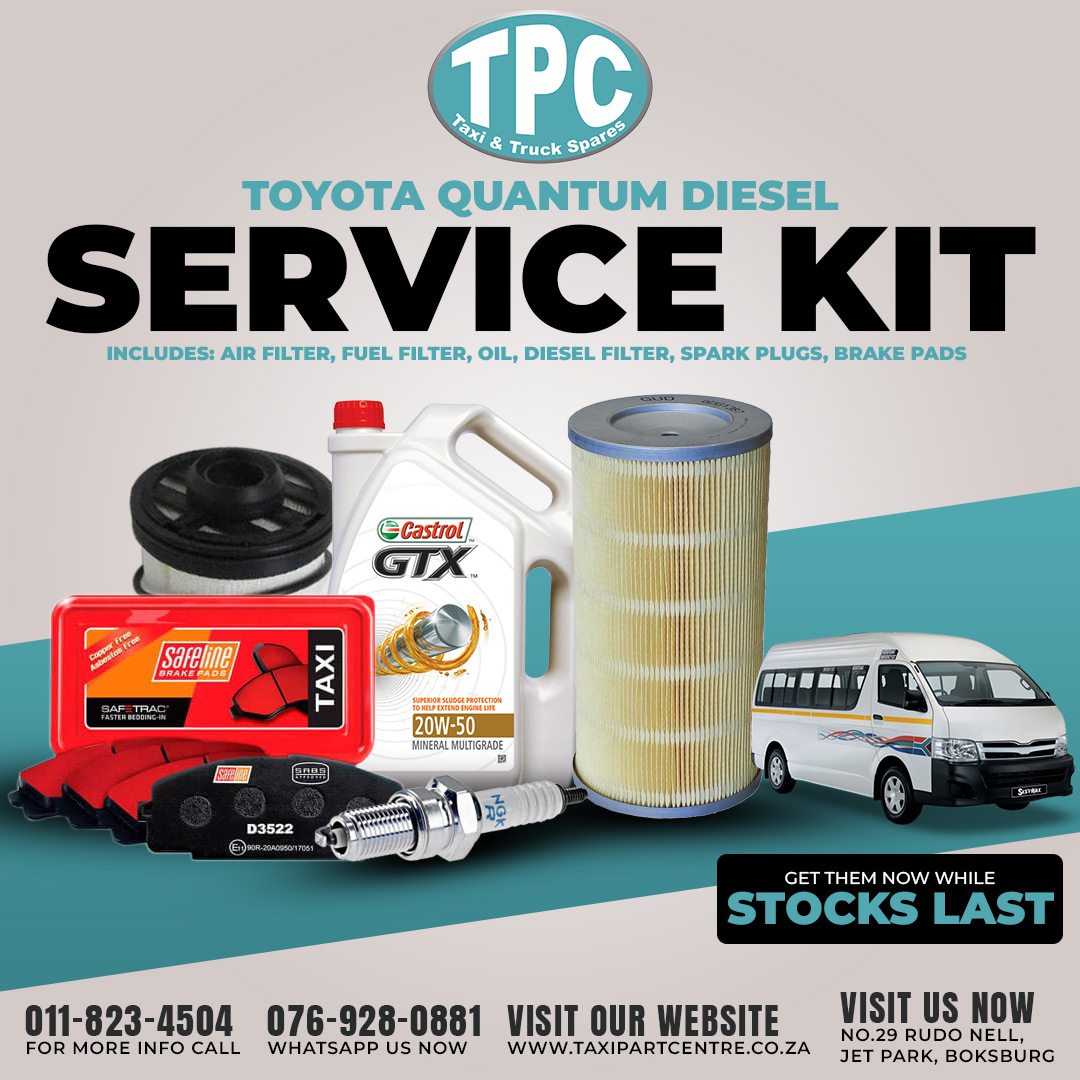 Get your Service Kit for a Toyota Quantum Diesel - Private Seller Get your Service Kit for a Toyota Quantum Diesel - Private Seller