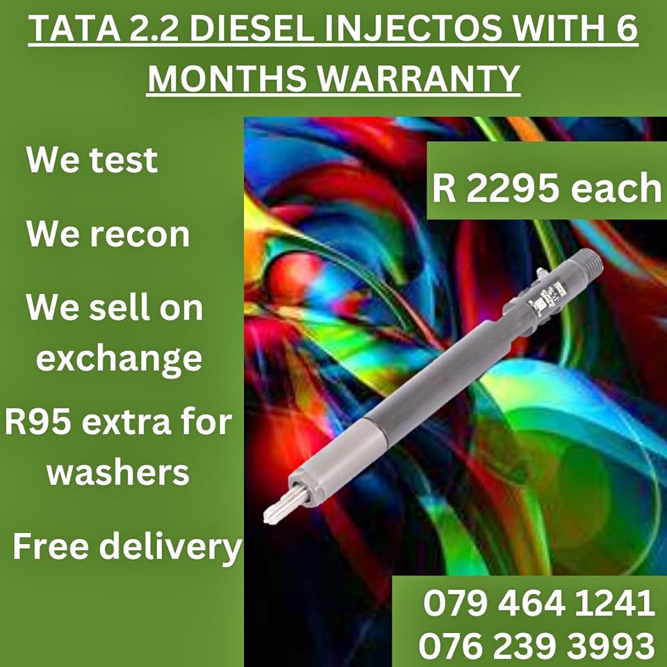 TATA 2.2 DIESEL INJECTORS - Private Seller TATA 2.2 DIESEL INJECTORS - Private Seller