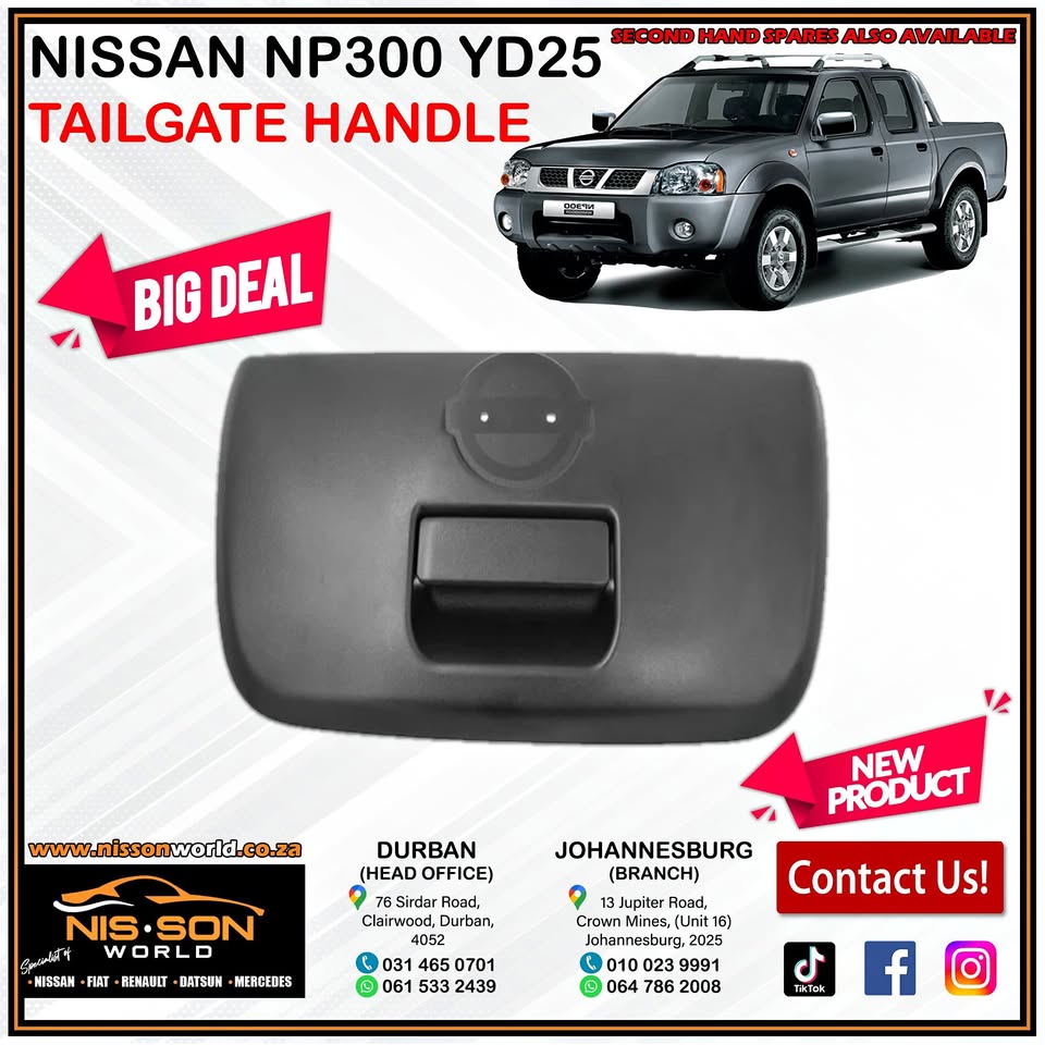 NISSAN NP300 TAILGATE HANDLE