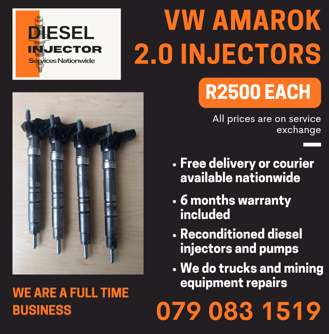 VW AMAROK 2.0 INJECTORS FOR SALE WITH WARRANTY INCLUDED - Private Seller VW AMAROK 2.0 INJECTORS FOR SALE WITH WARRANTY INCLUDED - Private Seller
