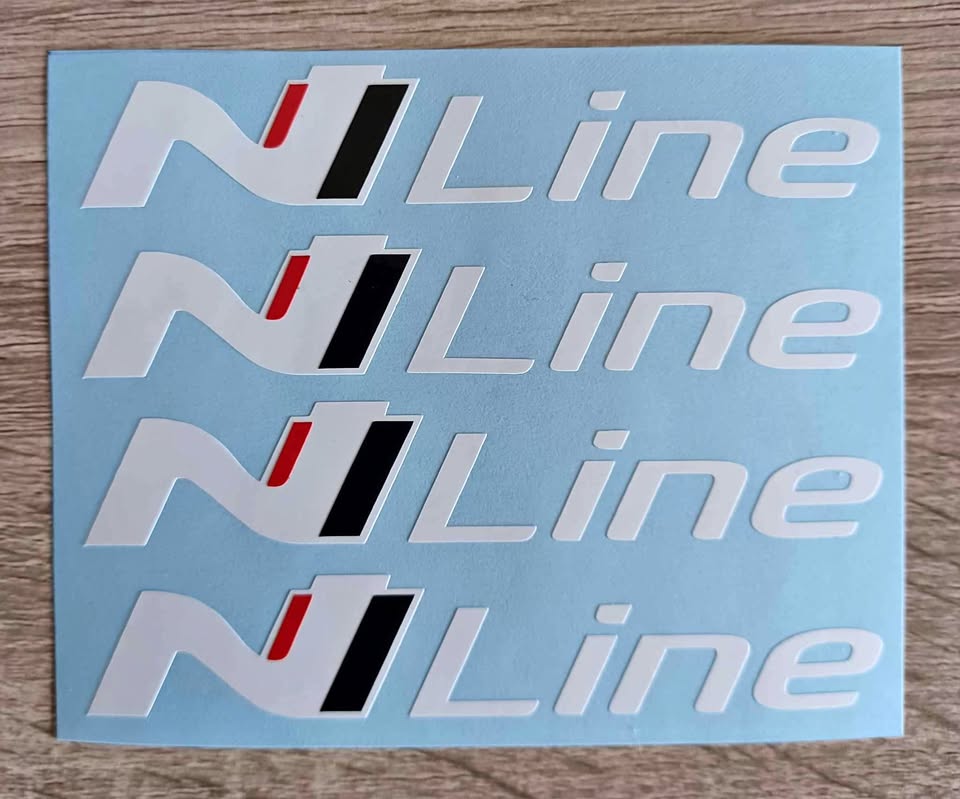 Hyundai N Line wheel rim stickers/ badges - Private Seller Hyundai N Line wheel rim stickers/ badges - Private Seller