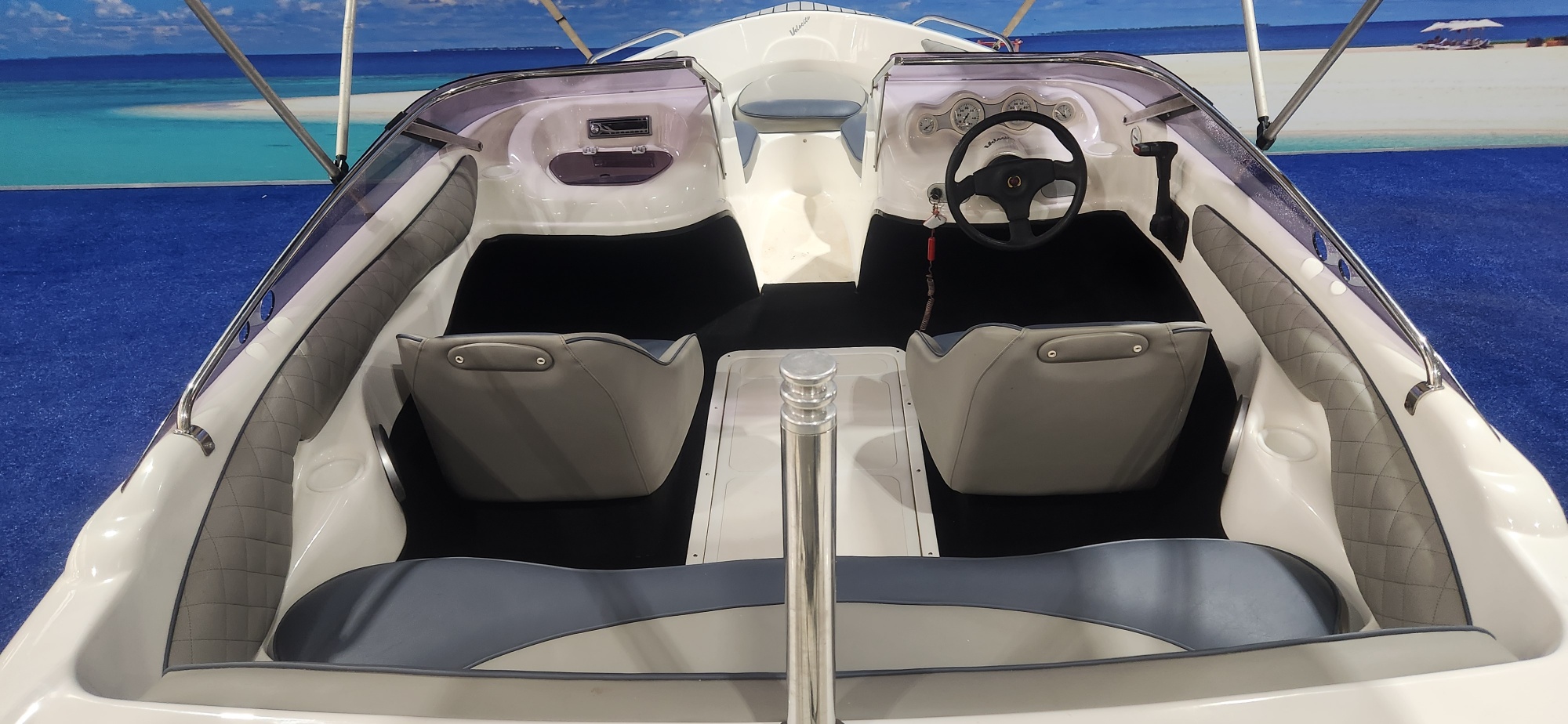 VIKING VELOCITY 16 FT ON TRAILER 125 HP MARINER TRIM AND TILT