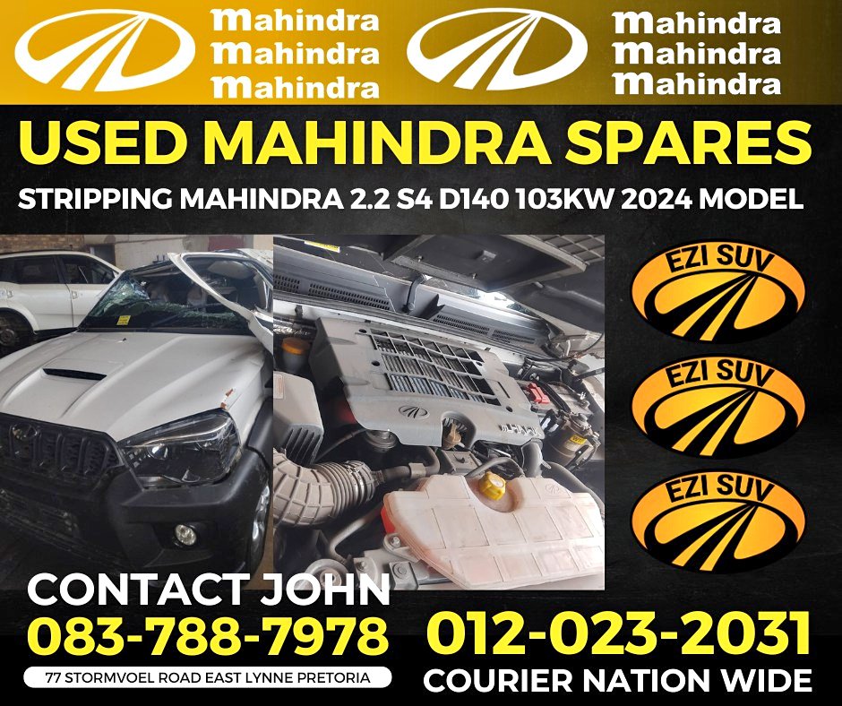 Mahindra Used Spares 2.2L S4 D140 Used Engine For Sale 2024 Model - Private Seller
