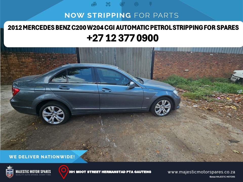 Mercedes 2012 C200 cgi salvaged car spares and parts for sale Metallic - Private Seller Mercedes 2012 C200 cgi salvaged car spares and parts for sale Metallic - Private Seller