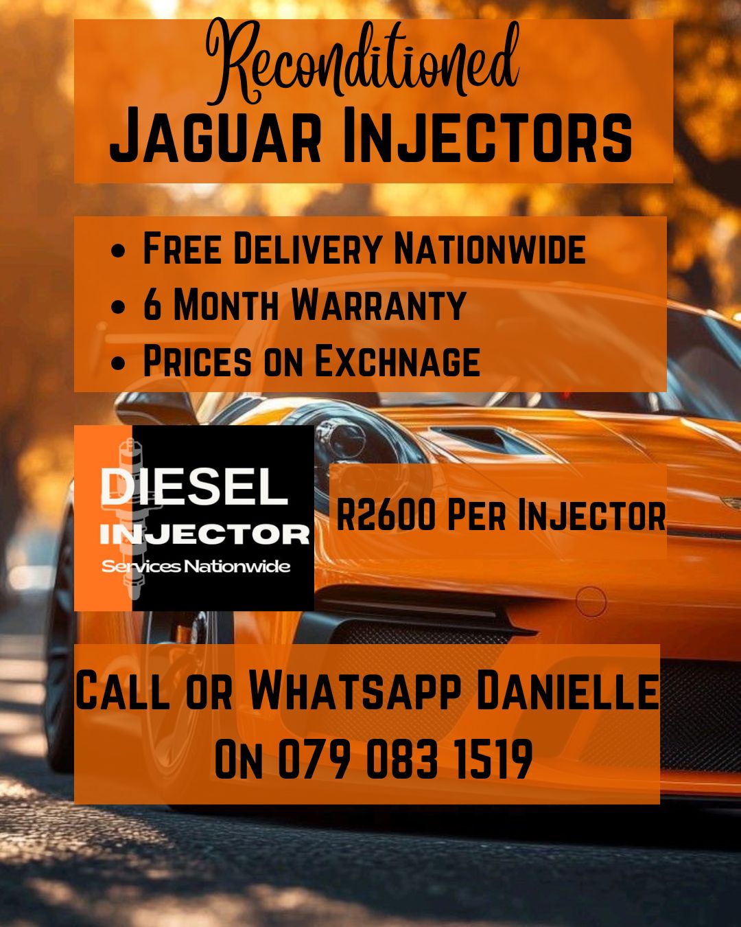 JAGUAR INJECTORS FOR SALE WITH WARRANTY INCLUDED - Private Seller