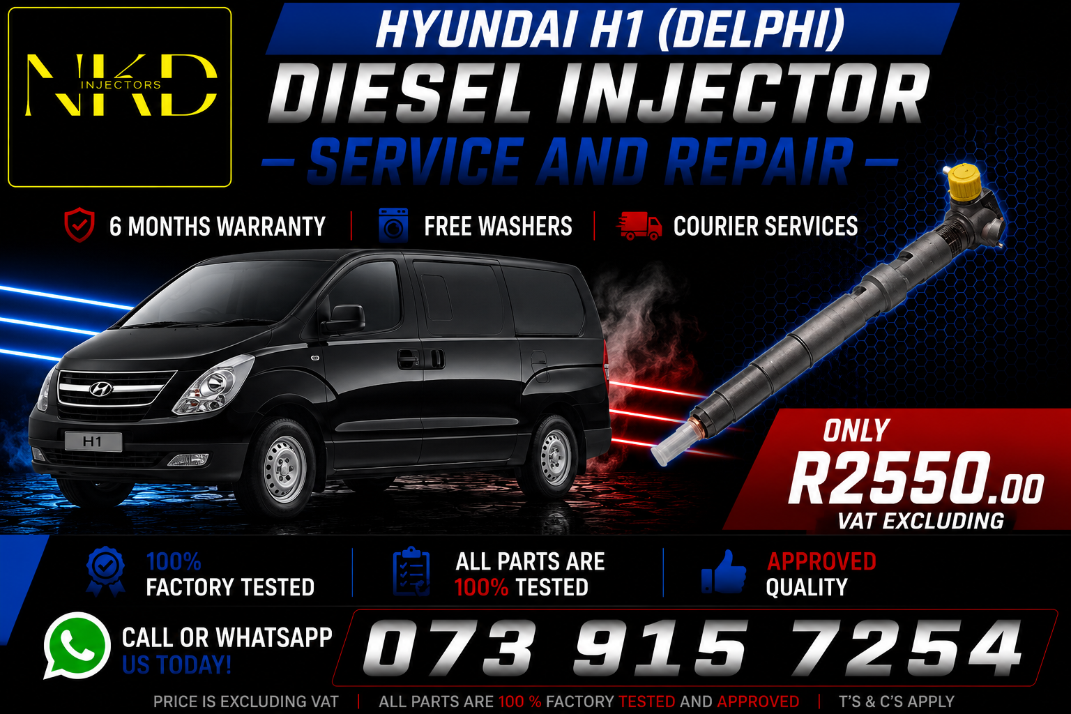 Recondition_Hyundai_H1_Delphi_Injectors - Private Seller Recondition_Hyundai_H1_Delphi_Injectors - Private Seller