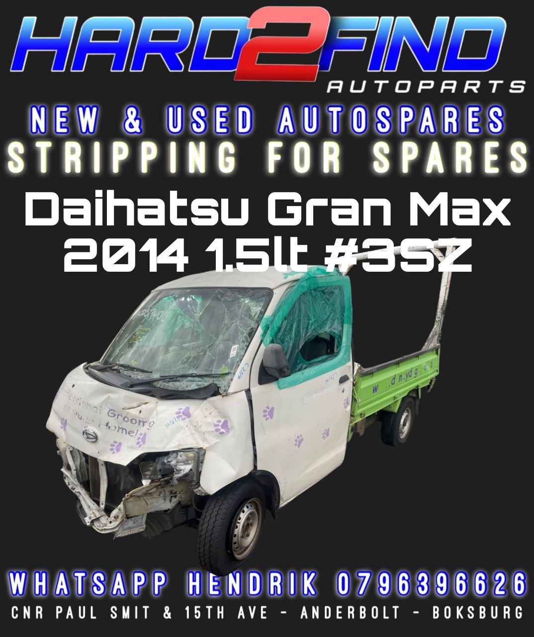 DAIHATSU GRAN MAX 2014 #3SZ STRIPPING FOR SPARES - Private Seller DAIHATSU GRAN MAX 2014 #3SZ STRIPPING FOR SPARES - Private Seller