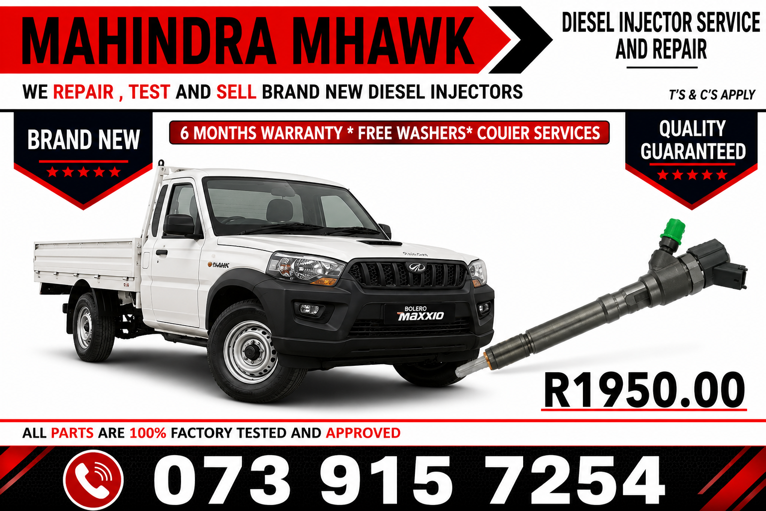 _Mahindra_Mhawk_Diesel_Fuel_Injectors - Private Seller _Mahindra_Mhawk_Diesel_Fuel_Injectors - Private Seller
