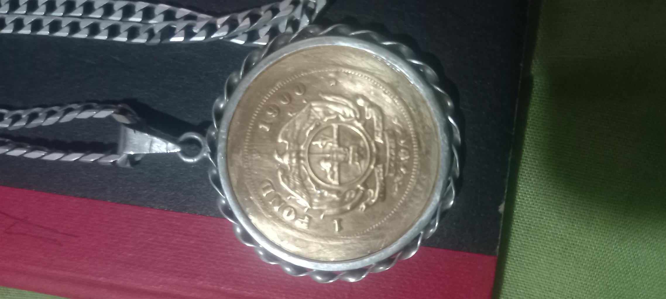 Kruger coin pendant Kruger coin pendant