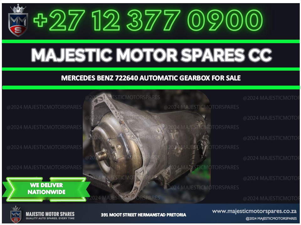 Mercedes-Benz 722.640 Automatic Gearbox | OEM Transmission for Sale - Private Seller Mercedes-Benz 722.640 Automatic Gearbox | OEM Transmission for Sale - Private Seller