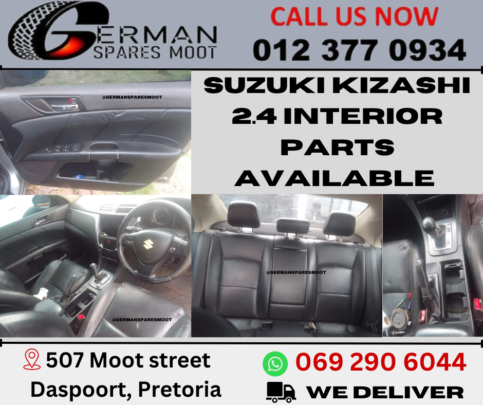 Suzuki Kizashi Interior Parts Available
