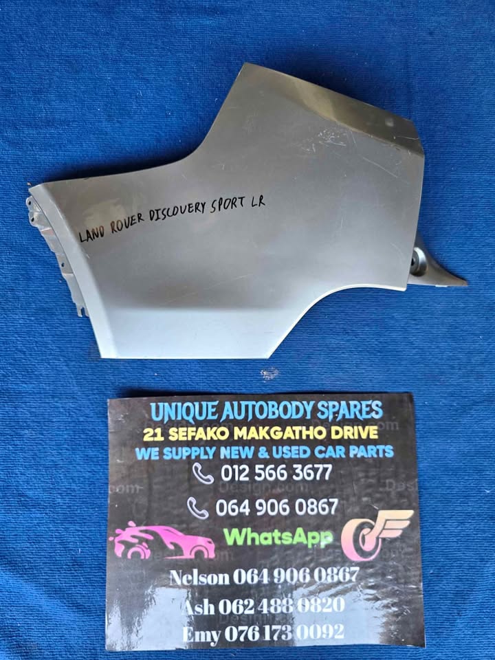 Land Rover Discovery Sport Left Rear Corner Bumper Land Rover Discovery Sport Left Rear Corner Bumper