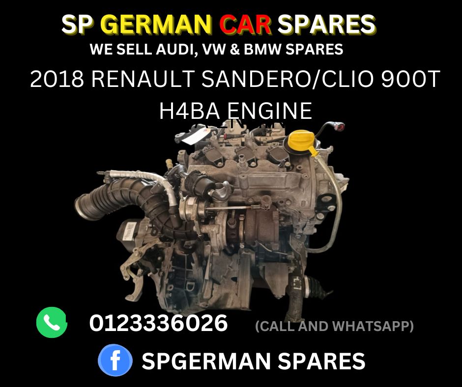 2018 RENAULT SANDERO/CLIO 900T H4BA ENGINE FOR SALE!! - Private Seller