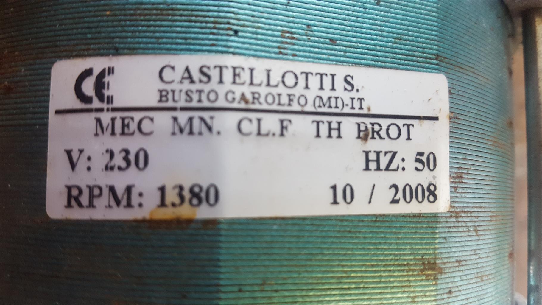 Castellotti s busto garoflo motor