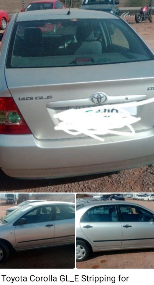 Toyota Corolla GL-E Stripping for Spares... - Private Seller Toyota Corolla GL-E Stripping for Spares... - Private Seller