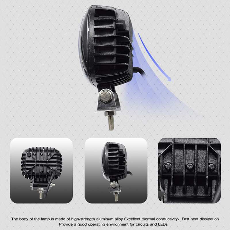 LED Bike Vehicle Spot Lights 30W 10V~32V DC. Brand New Units