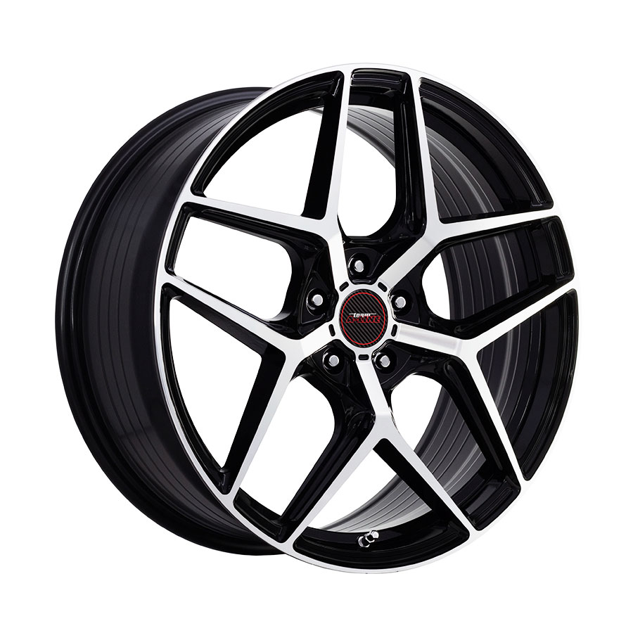 20″ A-Line Monaco Black Machine Face 5/112 8.5j ET42 Flow Form 73.1 900kg Alloy Wheels
