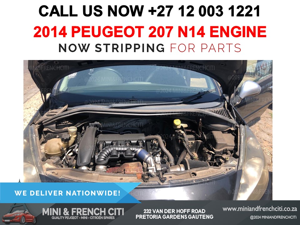 2014 Peugeot 207 Used Petrol N14 Engine for Sale - Private Seller