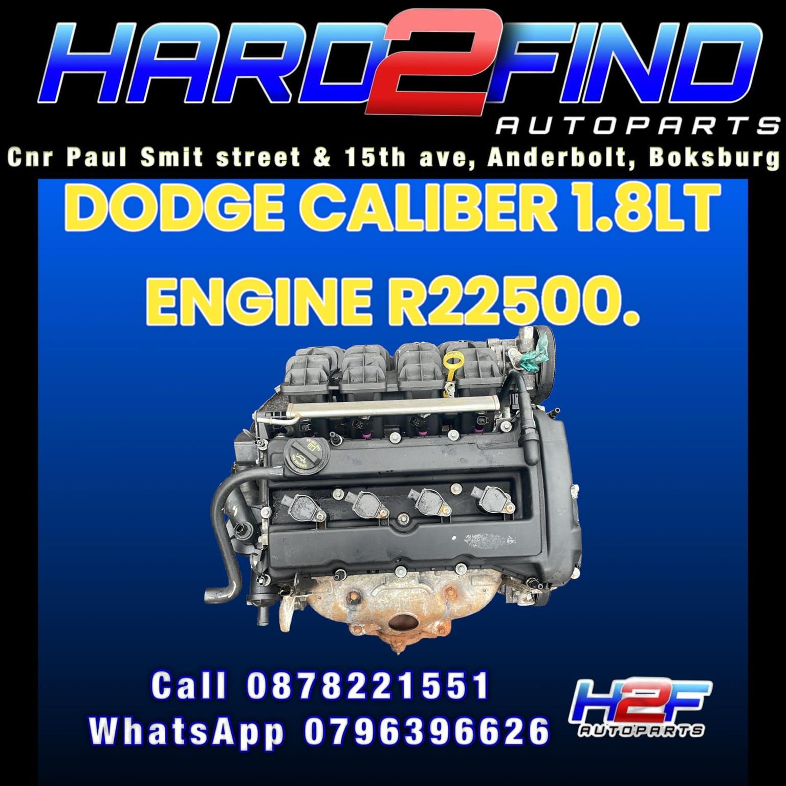 DODGE CALIBER 1.8LT COMPLETE ENGINE - Private Seller
