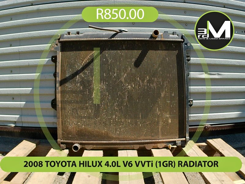 2008 TOYOTA HILUX 4.0L V6 VVTi (1GR) RADIATOR  MV0544