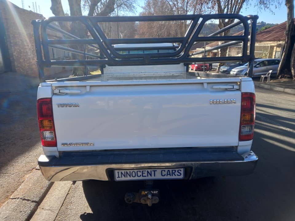 2012 TOYOTA HILUX 2.7VVT.I PETROL, MANUAL, SINGLE CAB, WHITE COLOR, MILEAGE 112000KMS