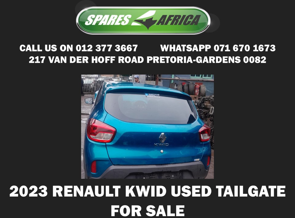 Renault Kwid Tailgate - Private Seller Renault Kwid Tailgate - Private Seller