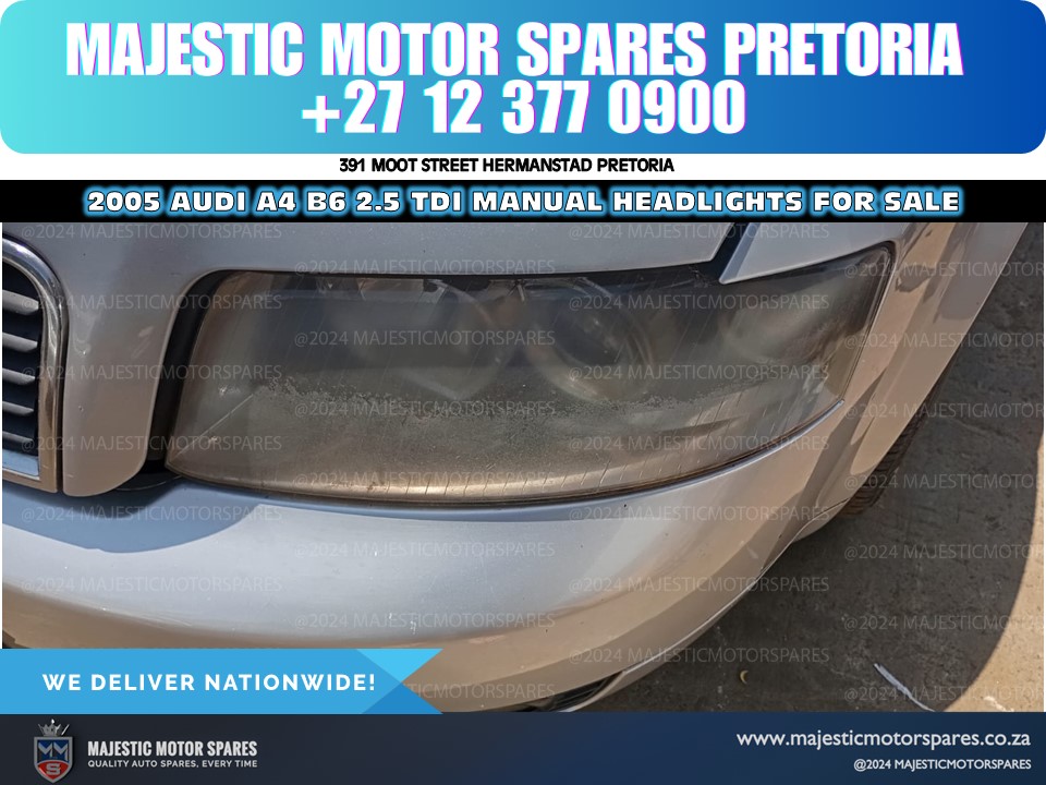 2005 audi a4 b6 2.5 tdi manual headlights for sale - Private Seller 2005 audi a4 b6 2.5 tdi manual headlights for sale - Private Seller