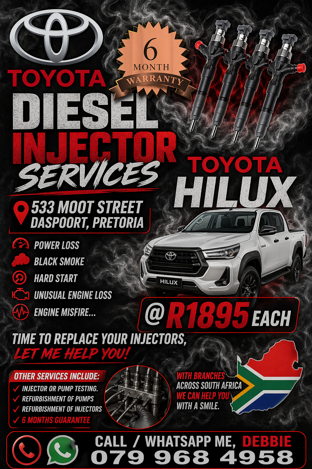 toyota fortuner and toyota hilux injectors - Private Seller toyota fortuner and toyota hilux injectors - Private Seller
