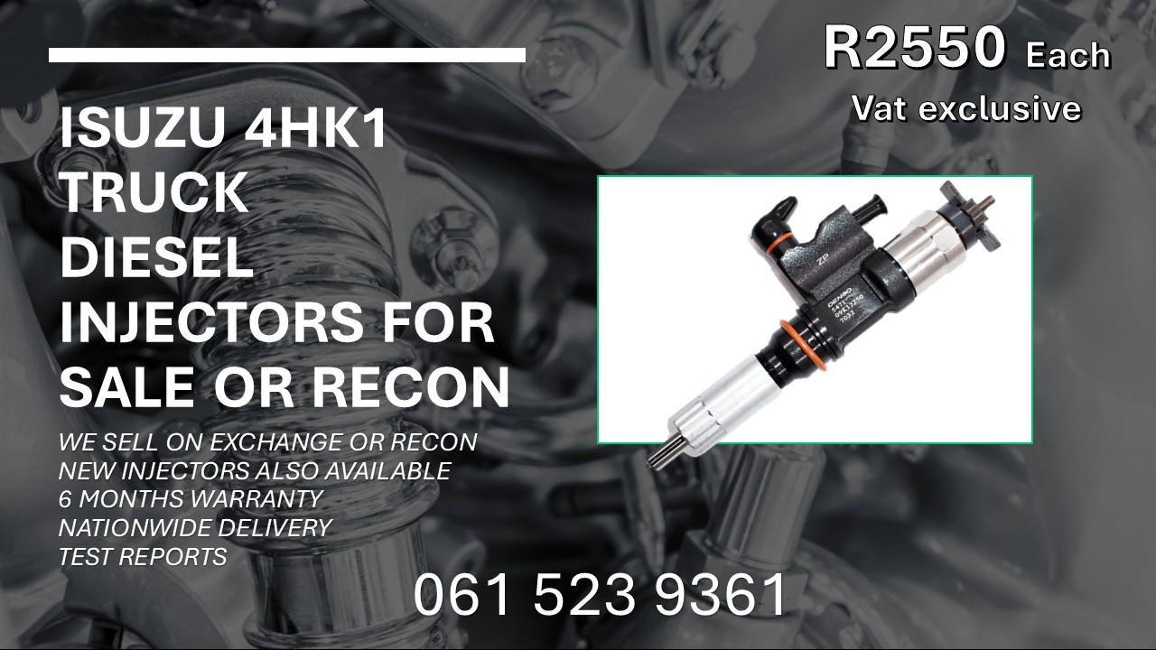 ISUZU 4HK1 DIESEL INJECTORS FOR SALE WITH TEST REPORTS - Private Seller ISUZU 4HK1 DIESEL INJECTORS FOR SALE WITH TEST REPORTS - Private Seller