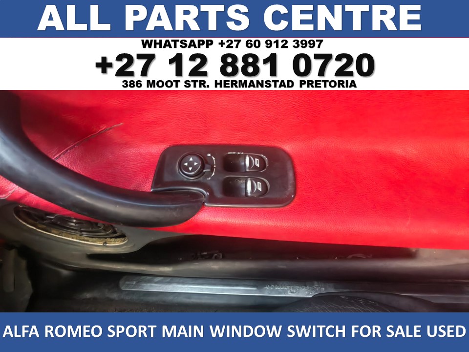 Alfa Romeo Sport main window switch for sale Alfa Romeo Sport main window switch for sale