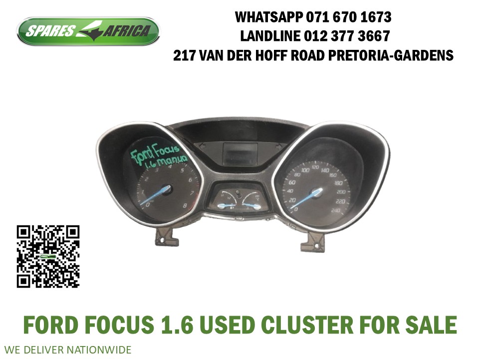 Ford Focus 1.6 Used Cluster for Sale - Private Seller Ford Focus 1.6 Used Cluster for Sale - Private Seller