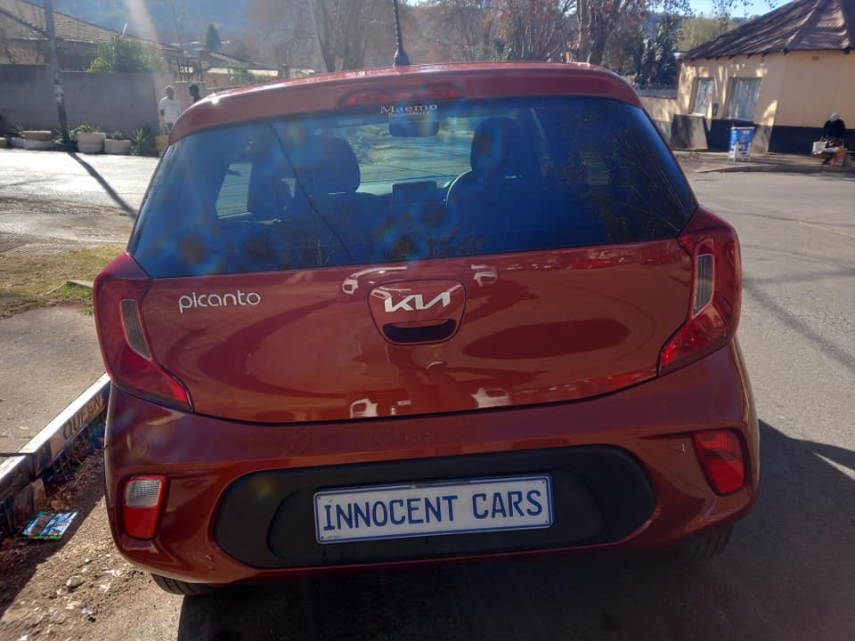 2022 KIA PICANTO 1.0 PETROL, AUTOMATIC, MAROON COLOR, MILEAGE 36000KMS