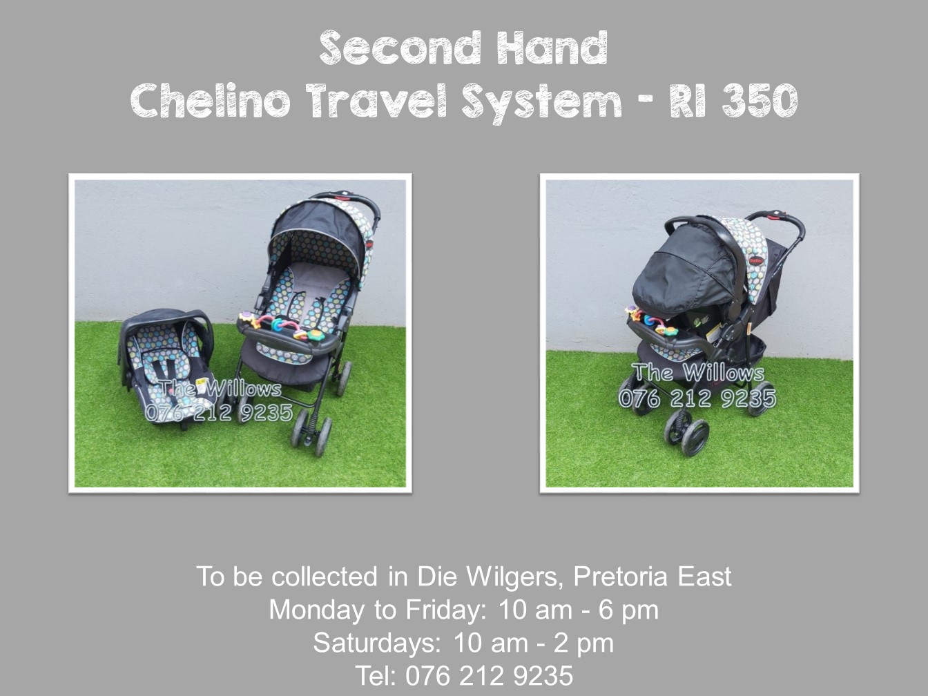 second hand baby travel system