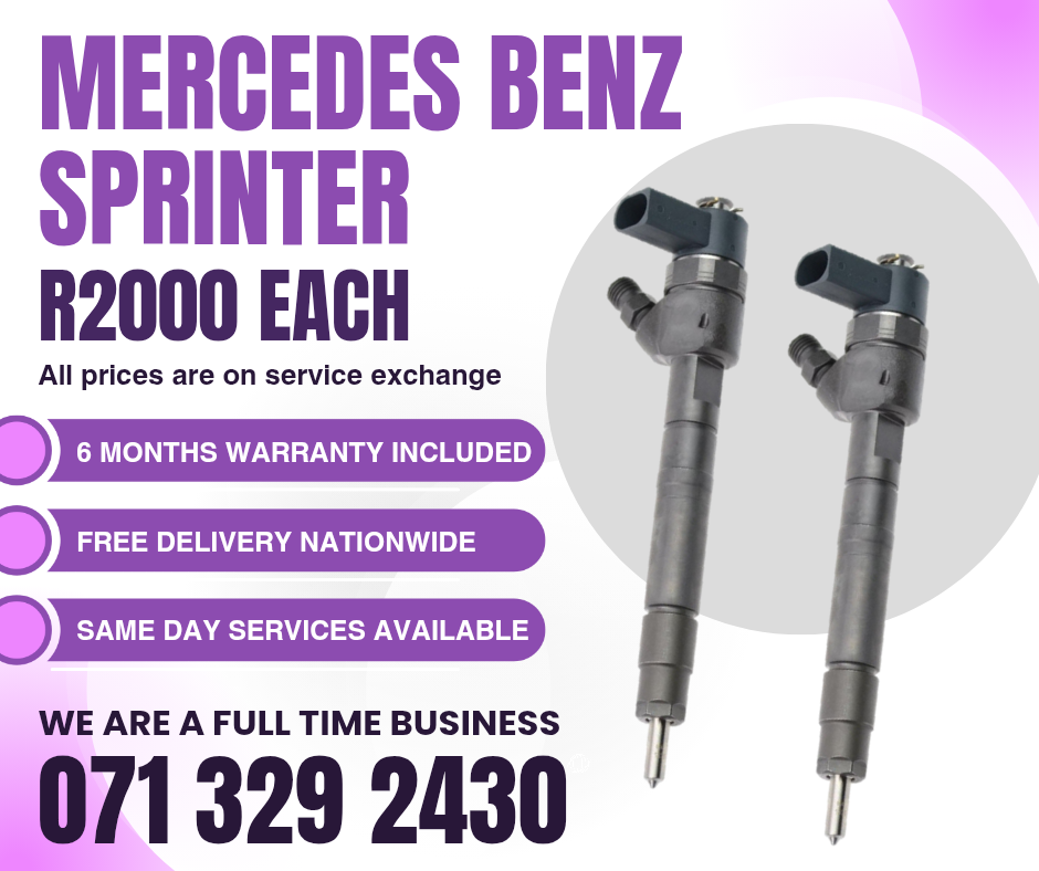 MERCEDES BENZ SPRINTER INJECTORS FOR SALE WITH WARRANTY - Private Seller MERCEDES BENZ SPRINTER INJECTORS FOR SALE WITH WARRANTY - Private Seller