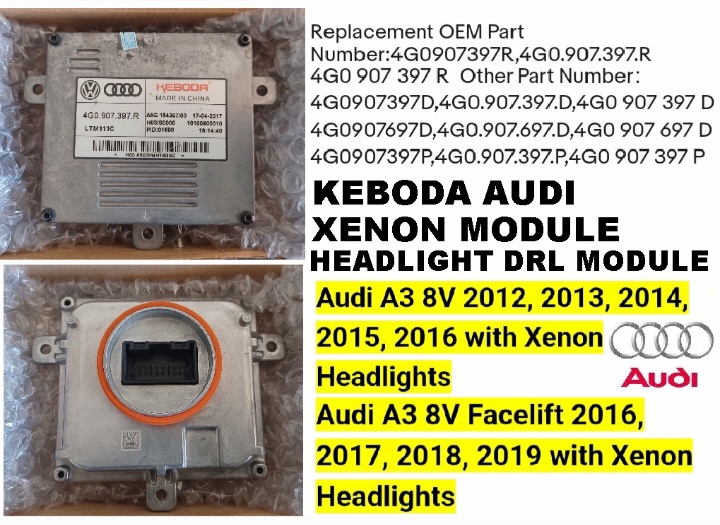 2012 - 19 Audi A3 S3 headlight xenon ballast DRL module - Private Seller