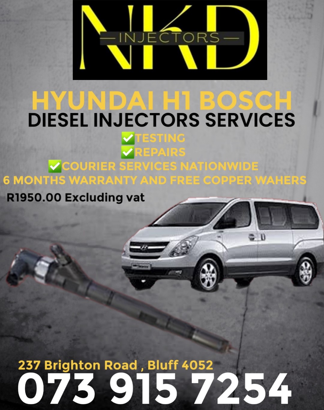 Hyundai H1 Bosch Fast Turnaround - Get back on the road with these injector - Private Seller Hyundai H1 Bosch Fast Turnaround - Get back on the road with these injector - Private Seller