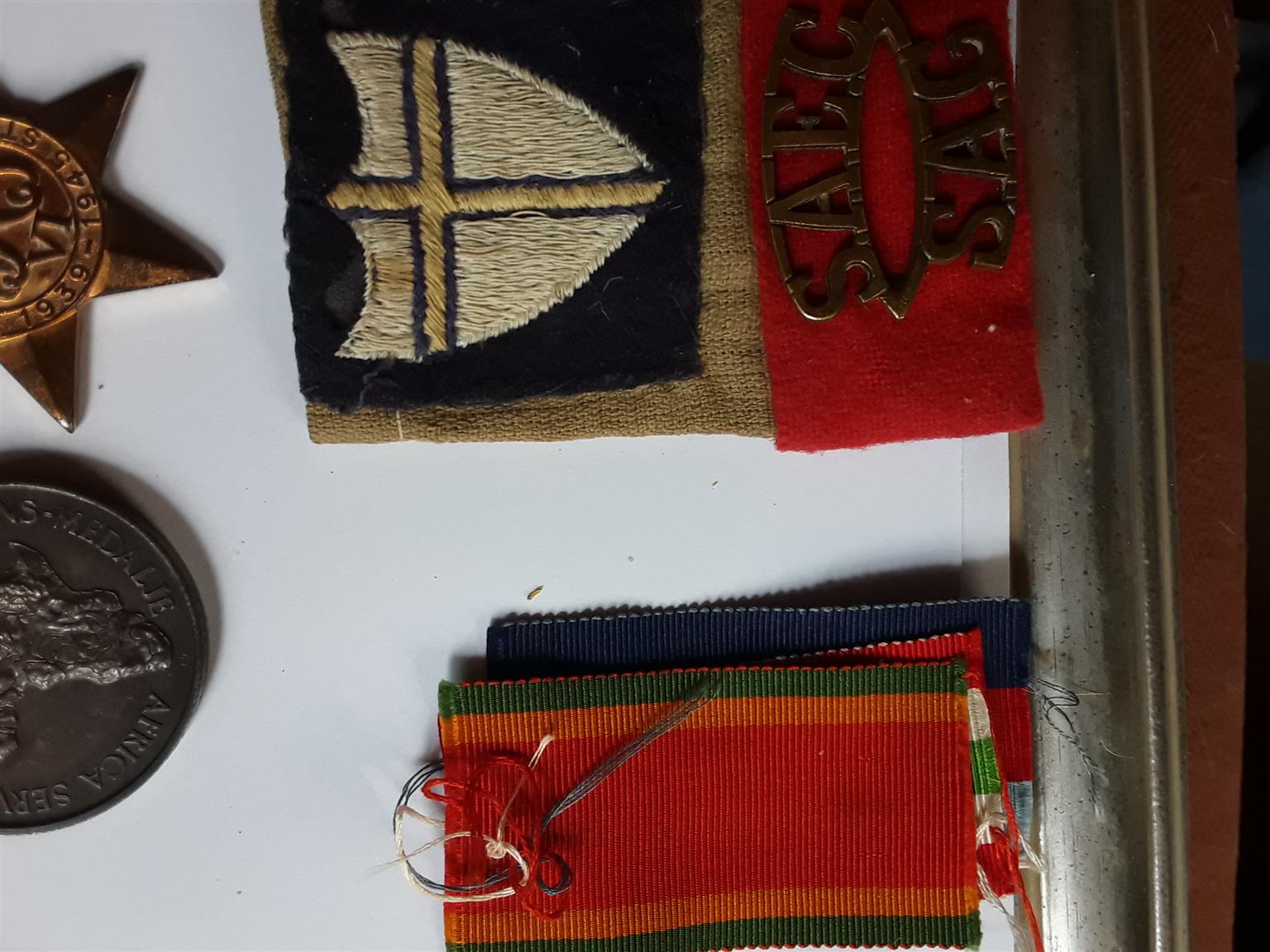 World War 2 South African war medals