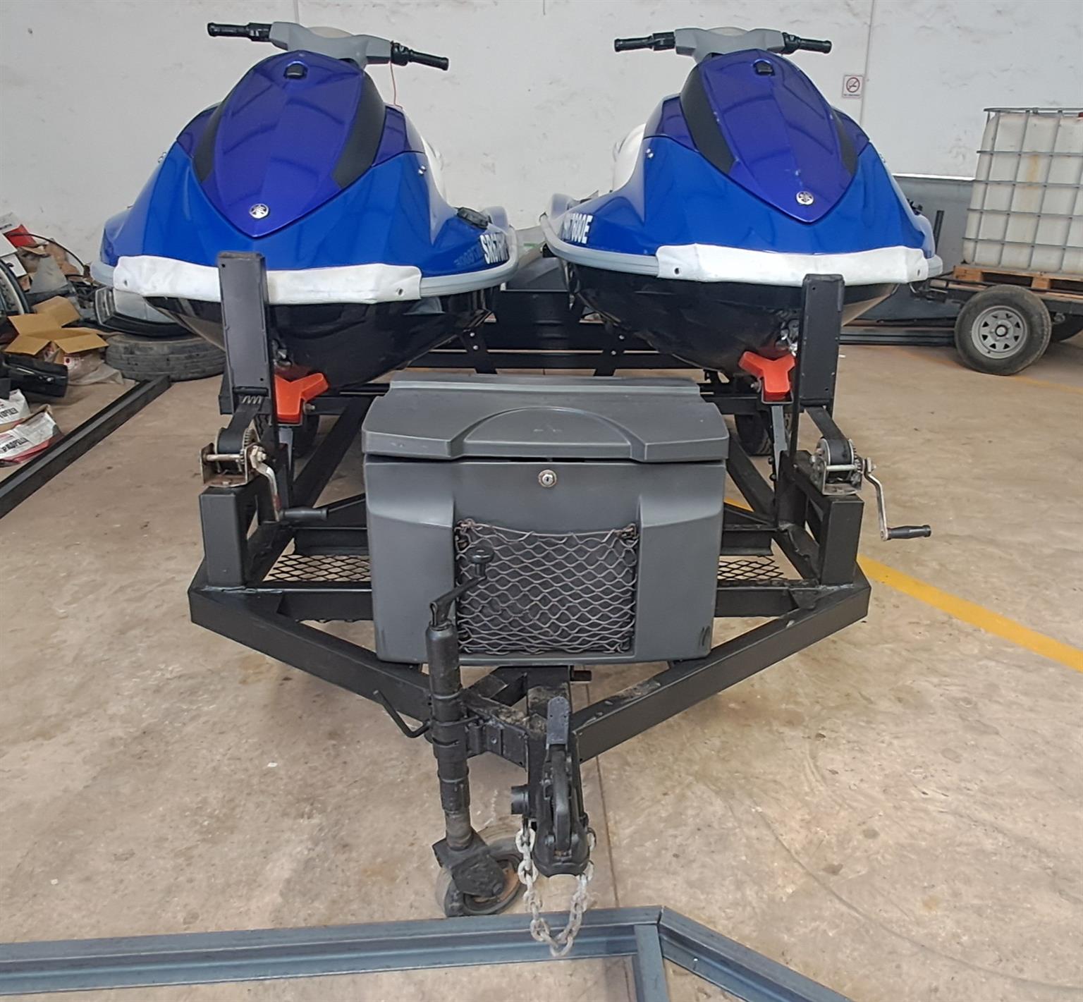 2 x VX 1100 Jet Ski's & Trailer for sale