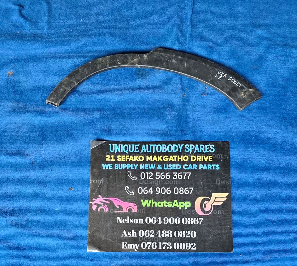 Kia Sonet Left Rear Back Door Wheel Arch Kia Sonet Left Rear Back Door Wheel Arch