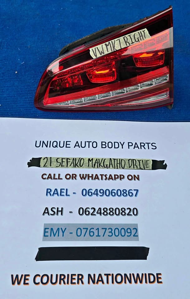 VW Golf Right Inner Tail Light - Private Seller VW Golf Right Inner Tail Light - Private Seller