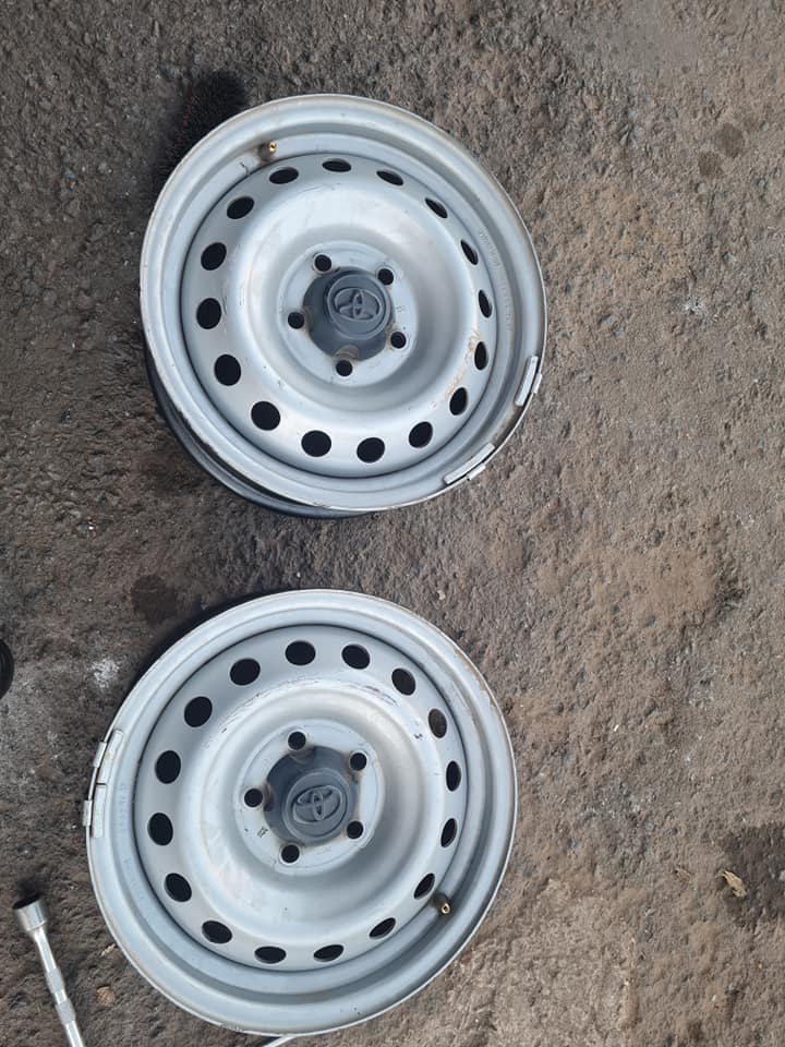 Vw caddy original stardard steal rims size 16