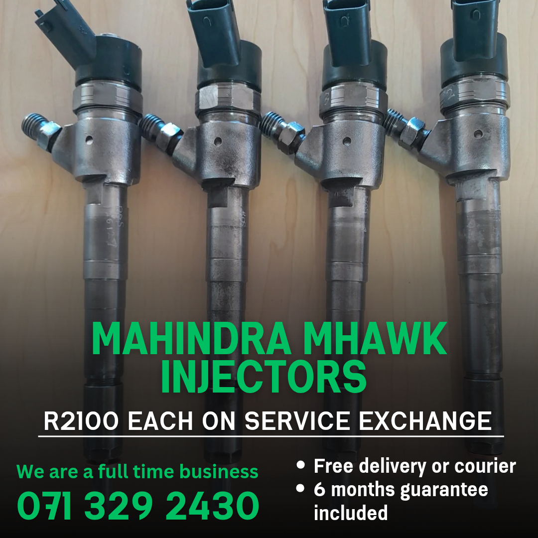 MAHINDRA MHAWK DIESEL INJECTORS FOR SALE WITH WARRANTY - Private Seller MAHINDRA MHAWK DIESEL INJECTORS FOR SALE WITH WARRANTY - Private Seller