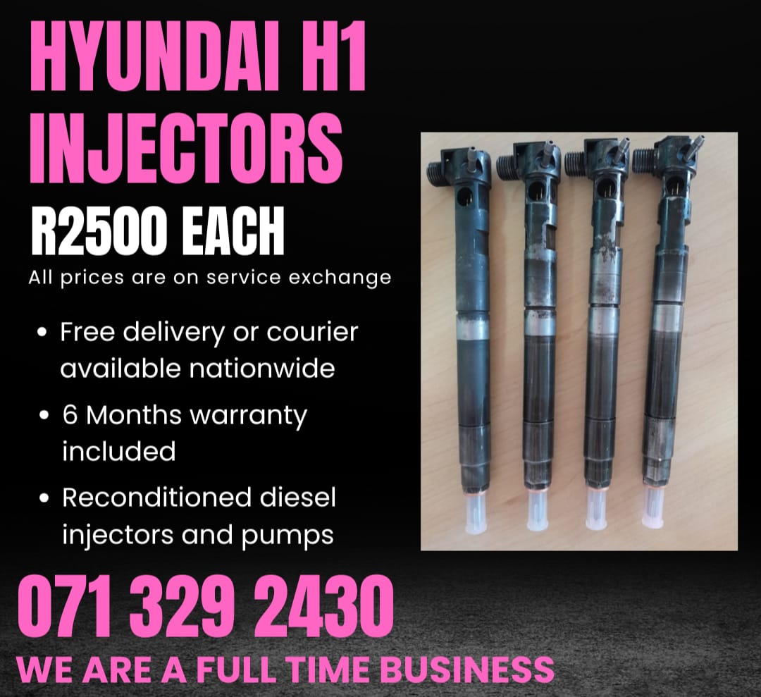 HYUNDAI H1 INJECTORS FOR SALE WITH WARRANTY INCLUDED - Private Seller HYUNDAI H1 INJECTORS FOR SALE WITH WARRANTY INCLUDED - Private Seller