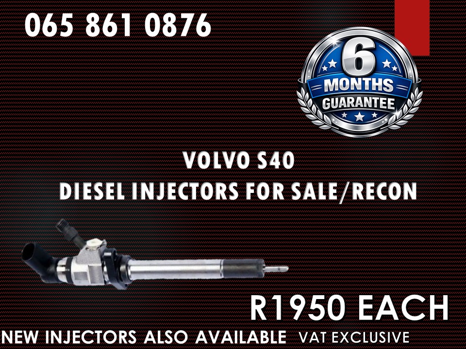VOLVO S40 DIESEL INJECTORS FOR SALE - EXCELLENT CONDITION - Private Seller VOLVO S40 DIESEL INJECTORS FOR SALE - EXCELLENT CONDITION - Private Seller